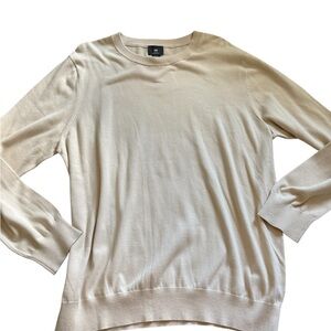 H&M Men's Beige Crewneck Sweater